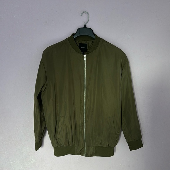 Olive Green Bomber Jacket - Picture 1 of 2